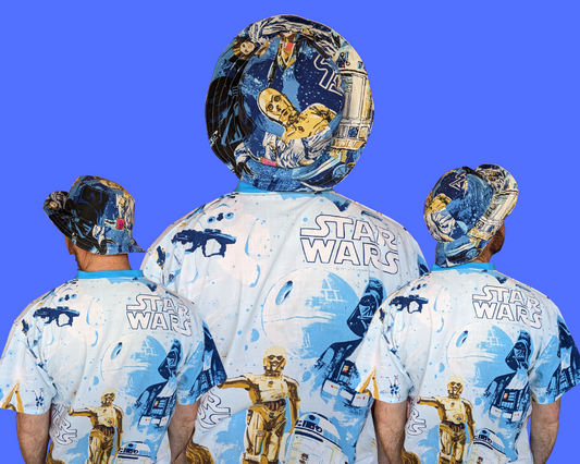 Star Wars Reversible Bucket Hats For Adults Made from Vintage, Upcycled Star Wars Bedsheets