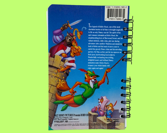 Robin Hood, Walt Disney VHS Movie Notebook