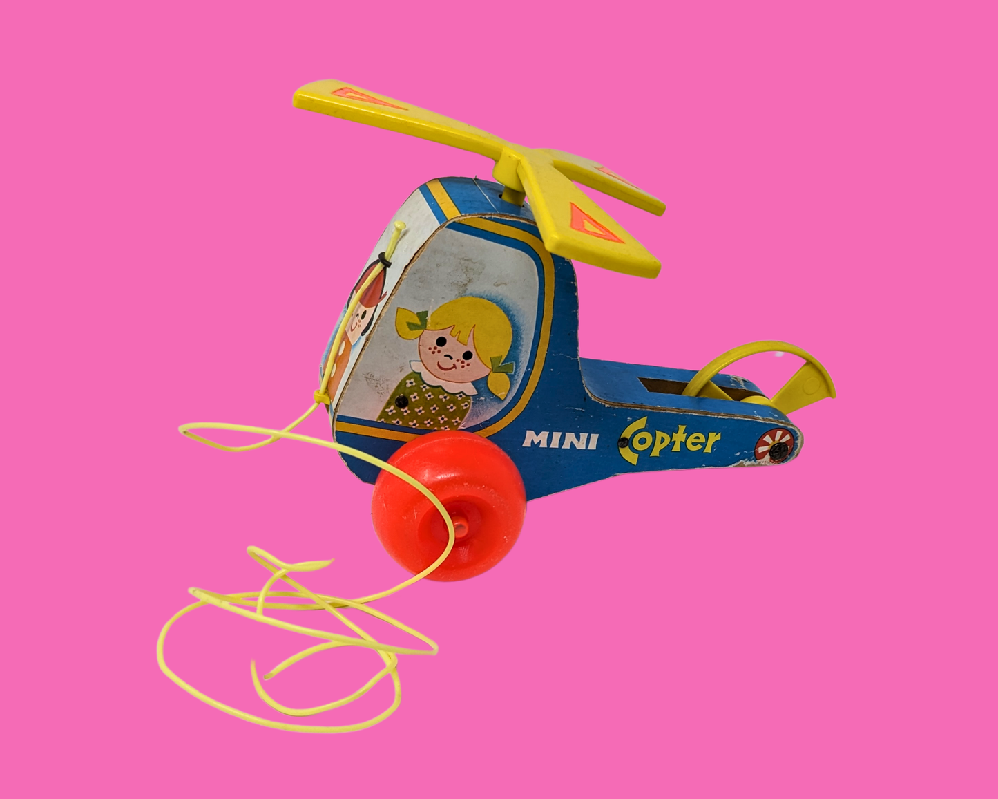 Vintage 1960's Mini Copter Toy