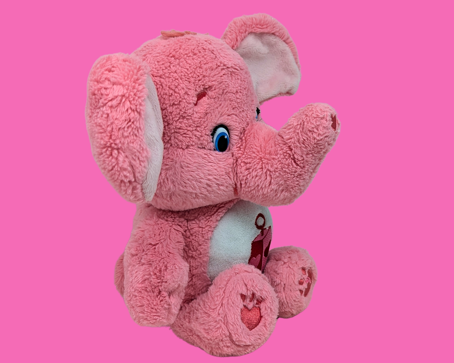 Vintage 1980's Pink Elephant Care Bear Plushie