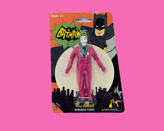 Y2K Collectible Sealed Batman Classic TV Series The Joker Bendable Figure