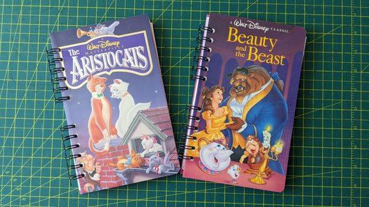 Order for Lisa - Beauty and The Beast + The Aristocats VHS Movie Notebook