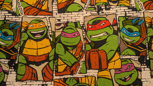Custom Order for Stephanie - Handmade, Upcycled Teenage Mutant Ninja Turtles Bedsheet Crop Top Size 2XL
