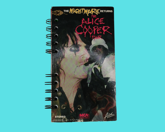 Cahier de film VHS The Nightmare Returns The Alice Cooper Tour
