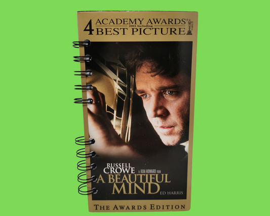 Un cahier de film VHS Beautiful Mind