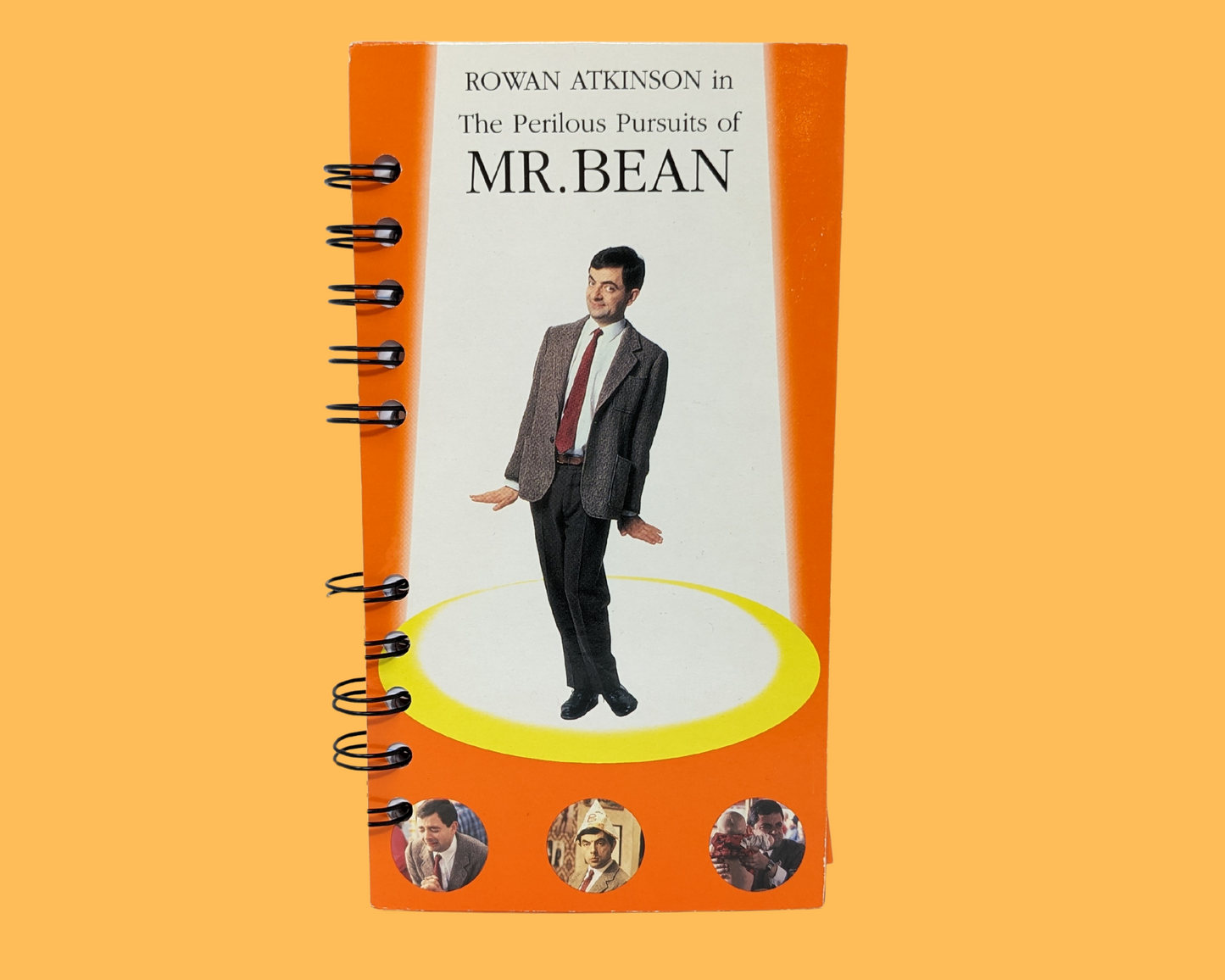 The Perilous Pursuits of Mr. Bean VHS Movie Notebook