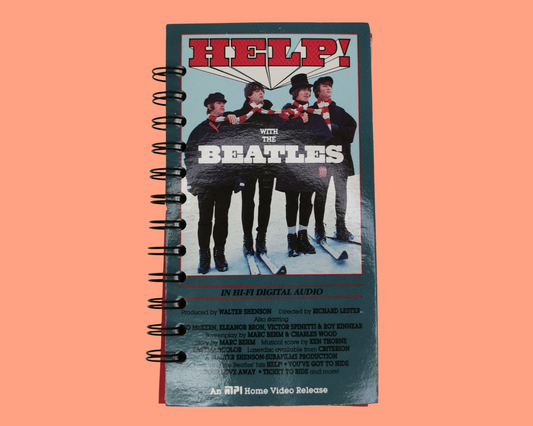 Help! The Beatles VHS Movie Notebook