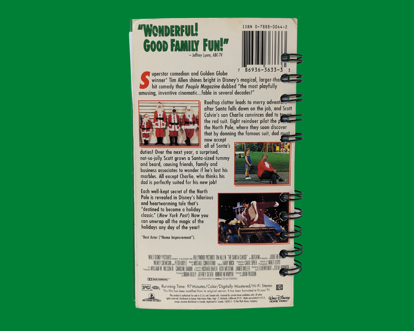 Cahier de film VHS Le Père Noël
