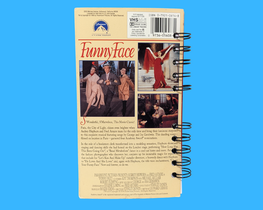 Funny Face VHS Movie Notebook