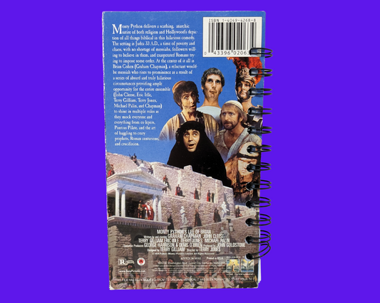 Cahier de film VHS La vie de Brian de Monty Python