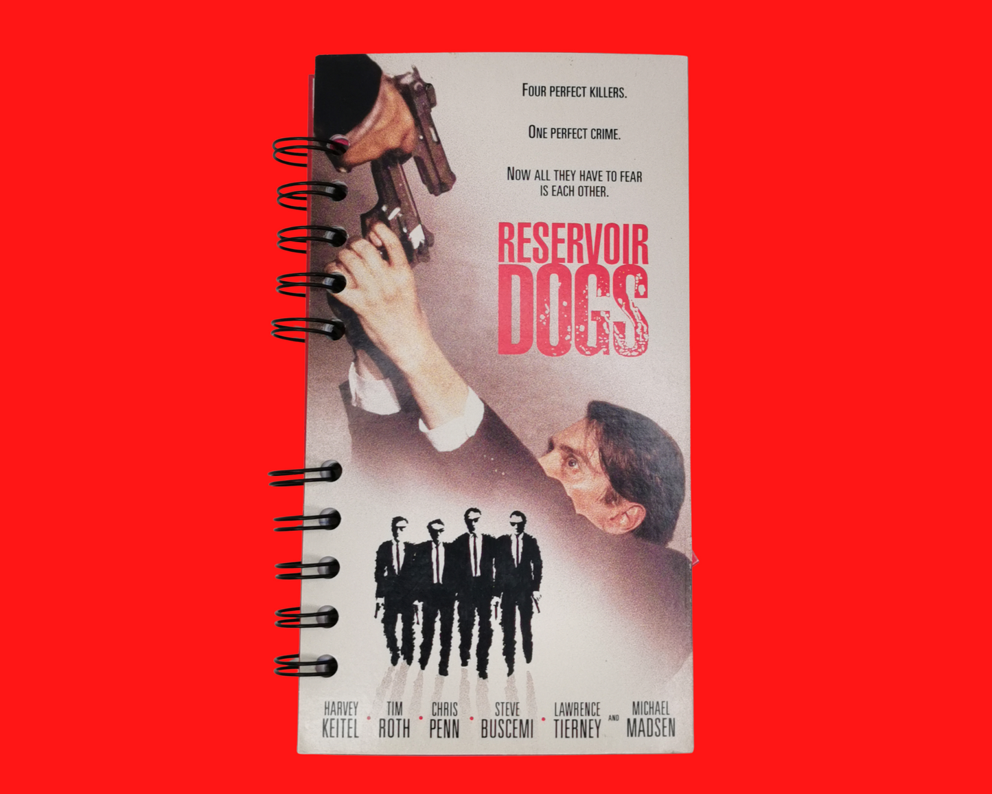 Reservoir Dogs Upcycled VHS Movie Notebook