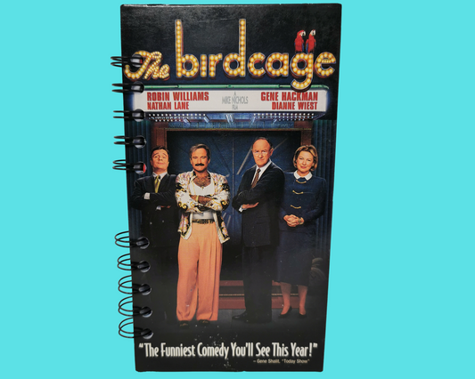 The Birdcage VHS Movie Notebook