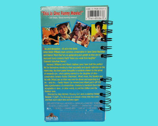 The Birdcage VHS Movie Notebook