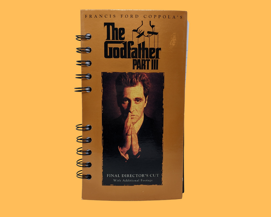 The Godfather Part III VHS Movie Notebook