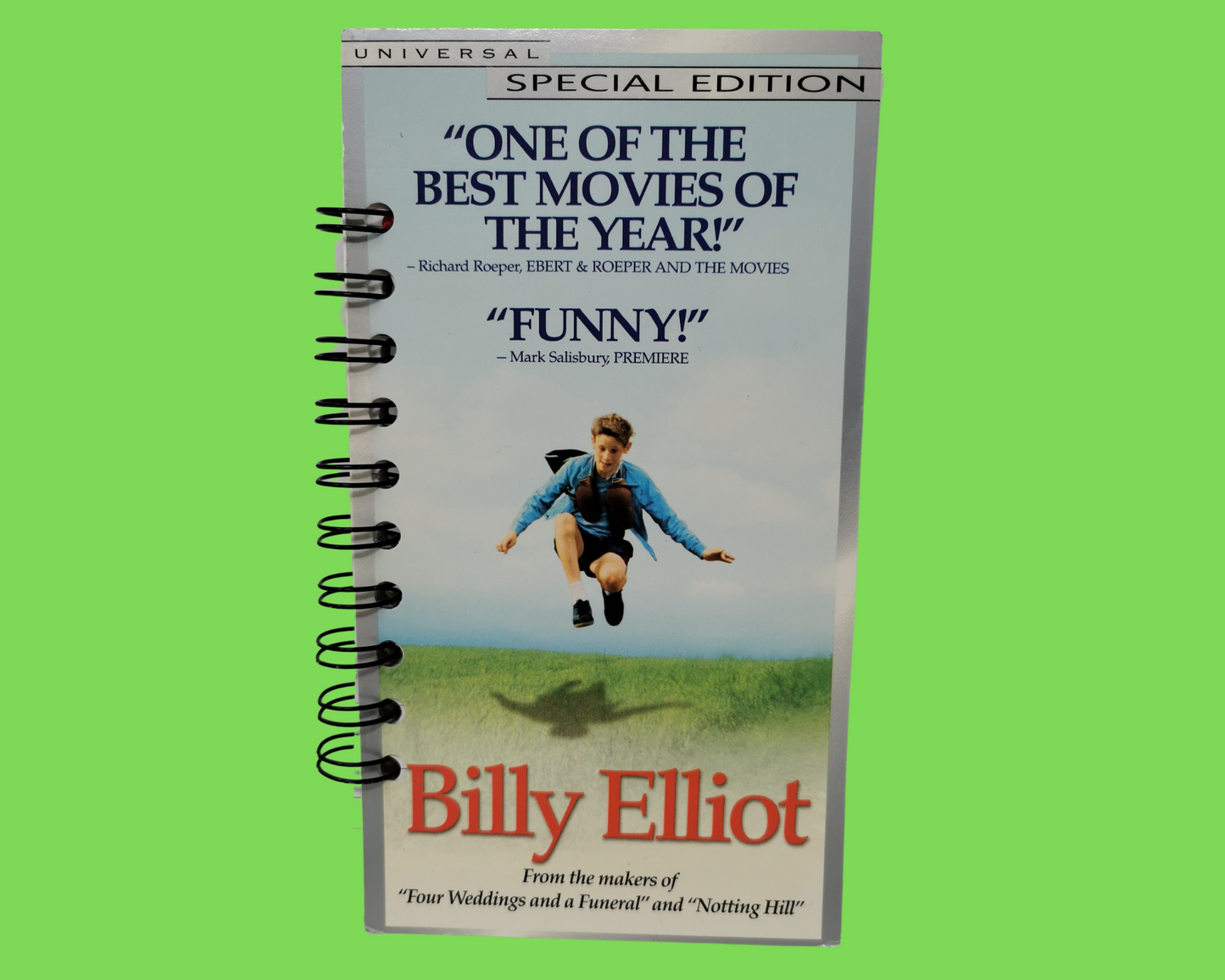 Billy Elliot VHS Movie Notebook