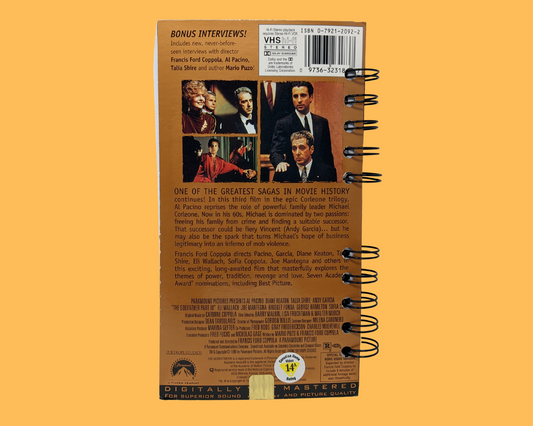 Cahier de film VHS The Godfather Part III