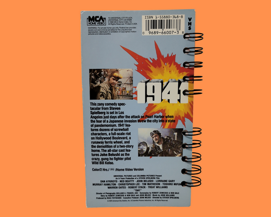 1941 VHS Movie Notebook