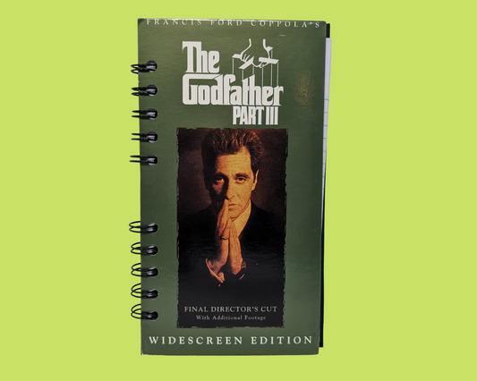 The Godfather Part III VHS Movie Notebook