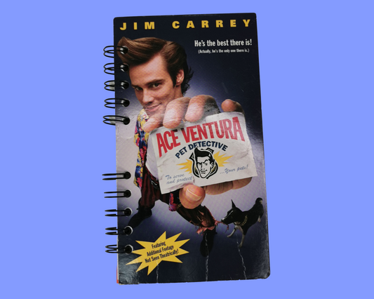 Ace Ventura Pet Detective Cahier de film VHS recyclé