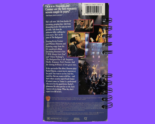 Cahier de film VHS The Bodyguard