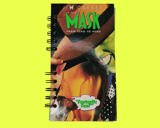 The Mask Upcycled VHS Movie Notebook