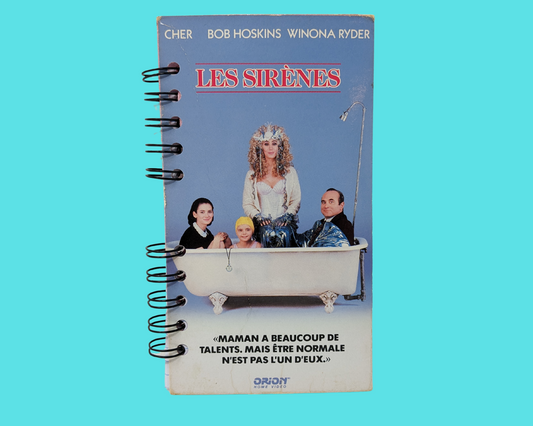 Mermaids French Version VHS Movie Notebook