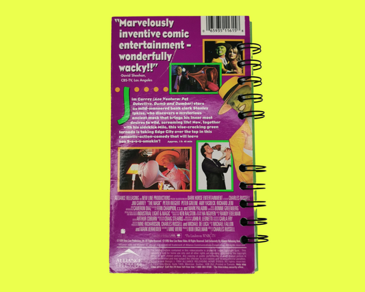 The Mask Upcycled VHS Movie Notebook