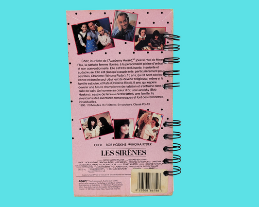 Mermaids French Version VHS Movie Notebook