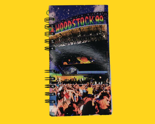 Woodstock '99 Cahier de film VHS recyclé