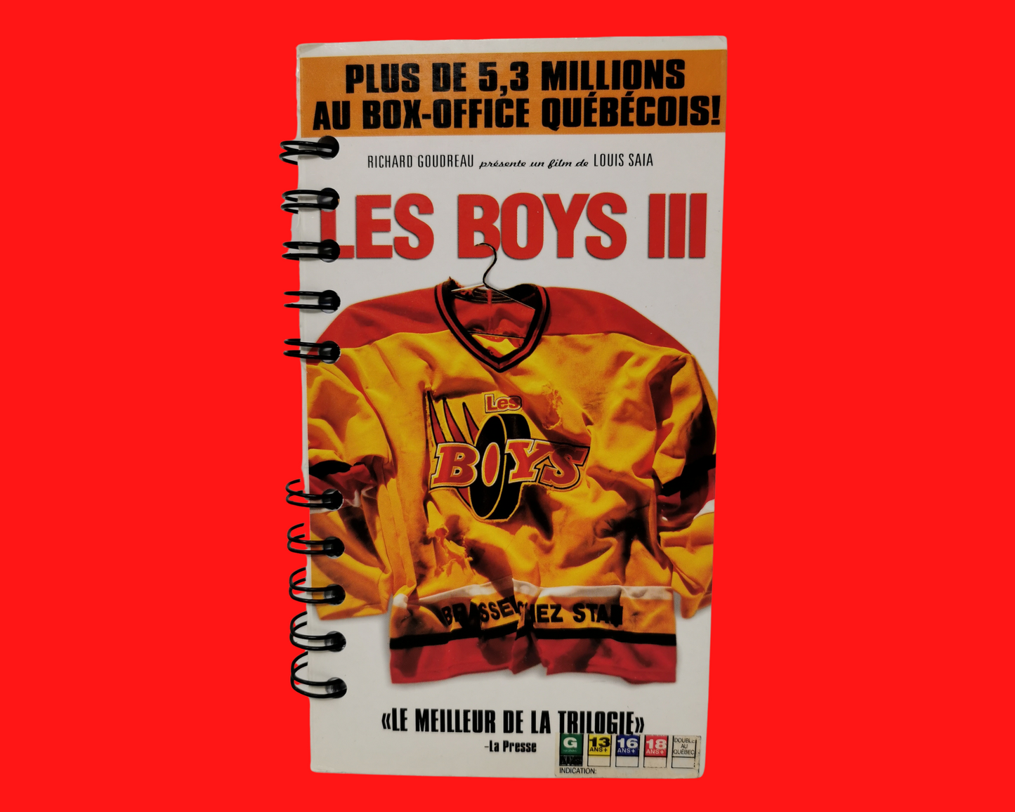 Cahier de film VHS Les Boys III