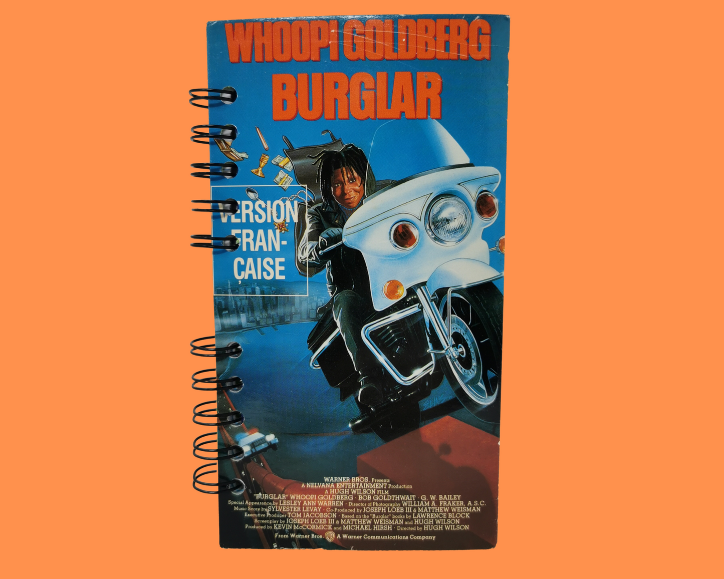 Burglar FRENCH Version VHS Movie Notebook