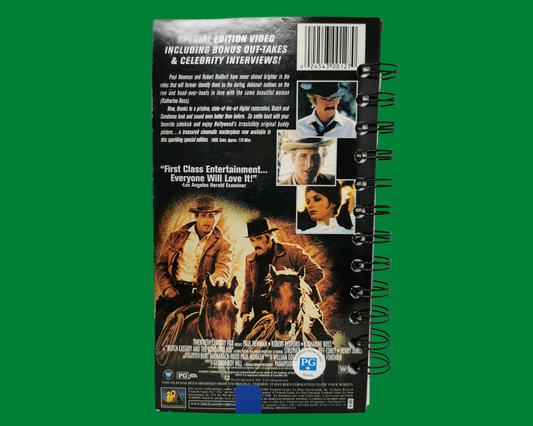 Butch Cassidy and the Sundance Kid VHS Movie Notebook