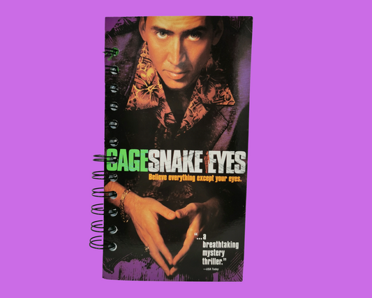 Cahier de film VHS Snake Eyes