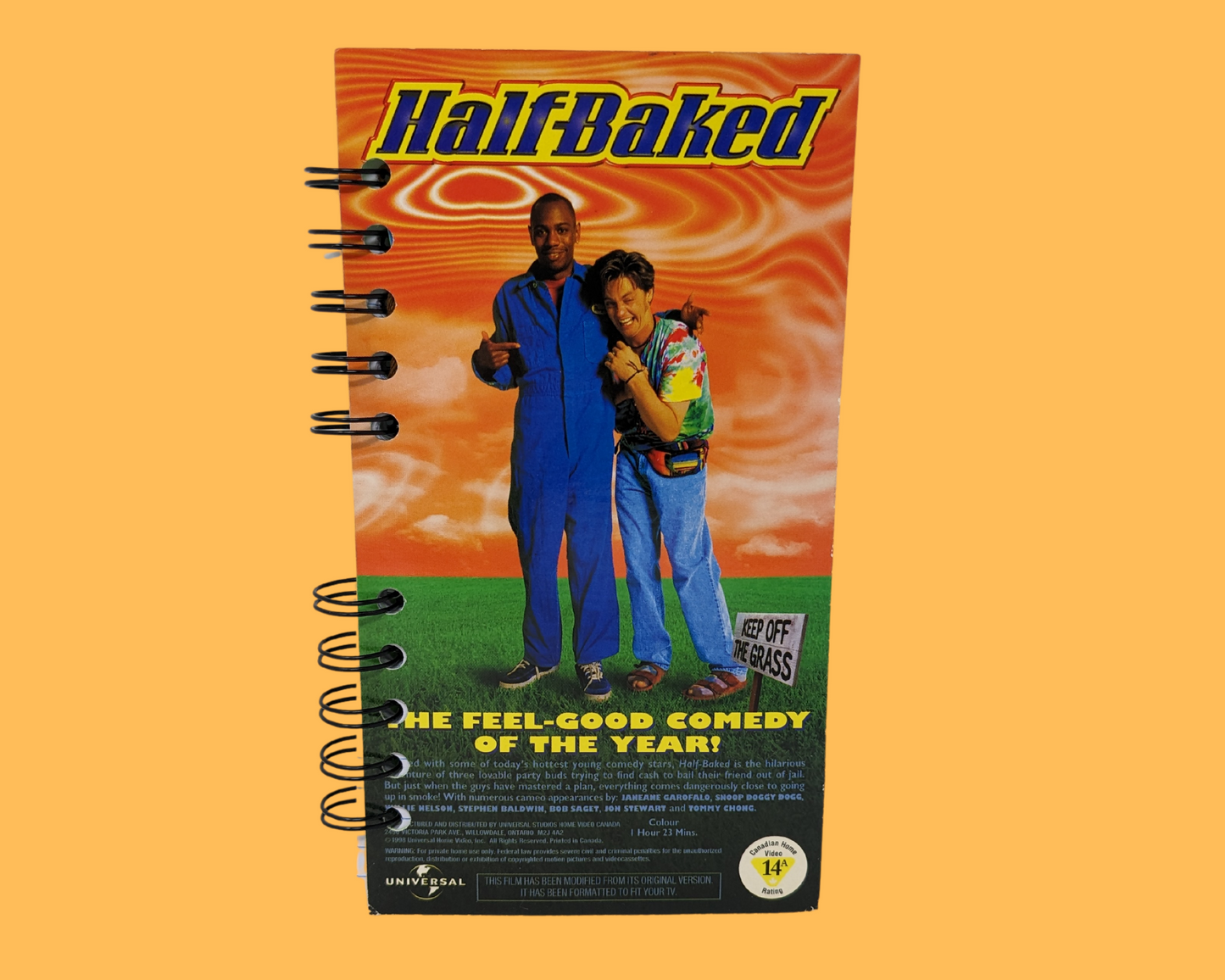 Half Baked VHS Movie Notebook