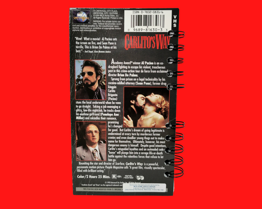 Carlito's Way VHS Movie Notebook