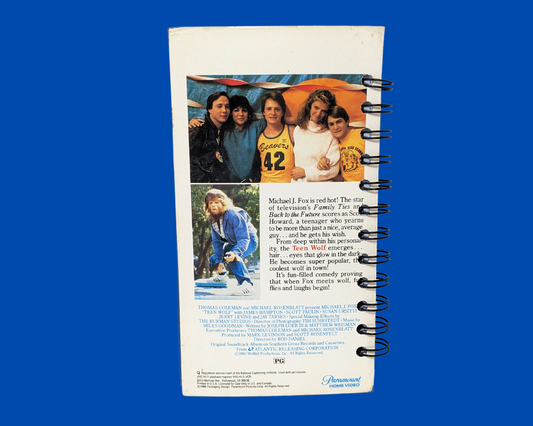 Teen Wolf VHS Movie Notebook