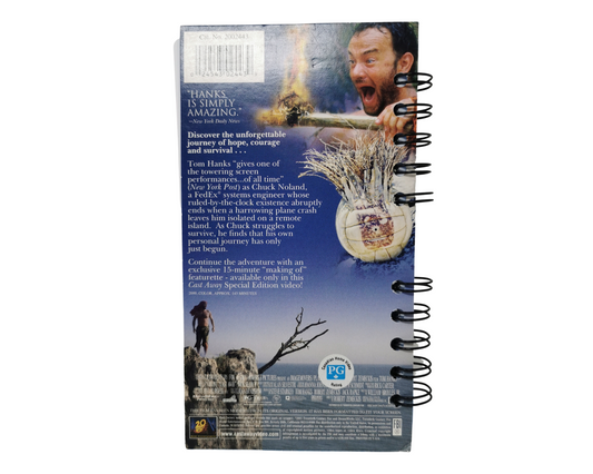 Cast Away VHS Movie Notebook