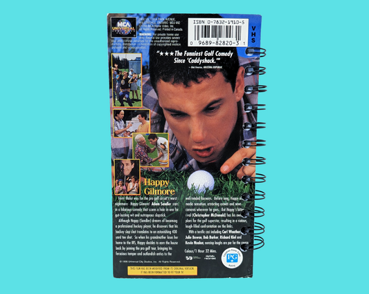 Happy Gilmore VHS Movie Notebook