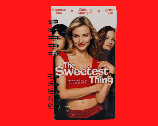 The Sweetest Thing VHS Movie Notebook