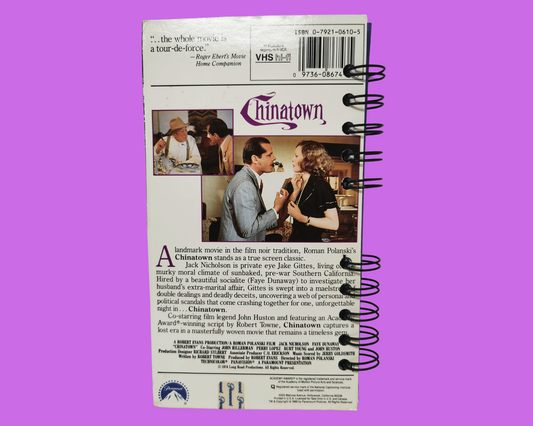 Chinatown VHS Movie Notebook