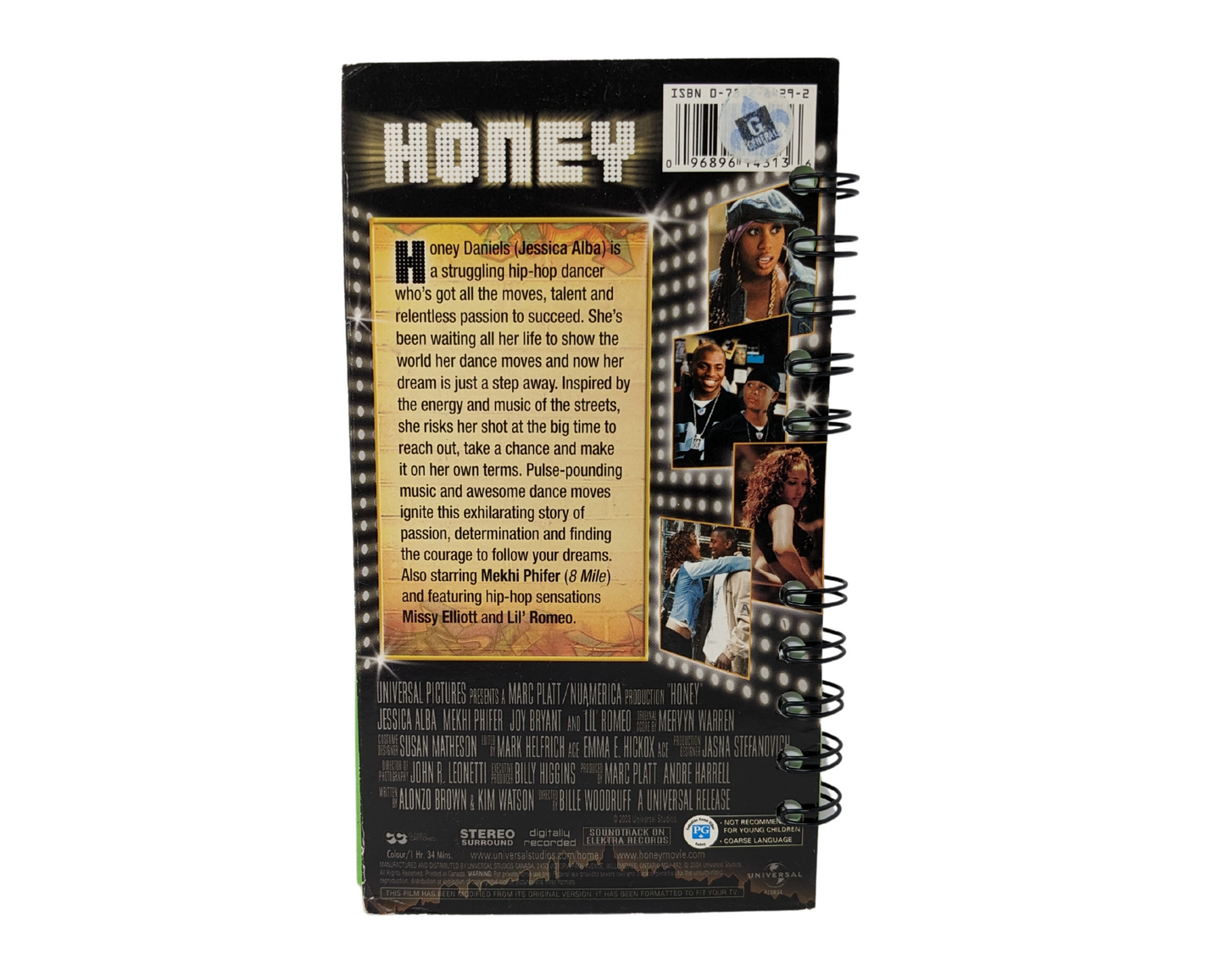 Honey VHS Movie Notebook