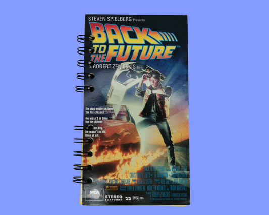 Back to the Future VHS Movie Notebook