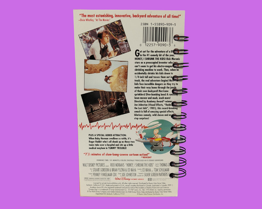 Honey, I Shrunk The Kids VHS Movie Notebook