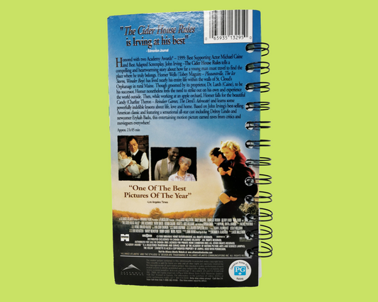 The Cider House Rules VHS Movie Notebook