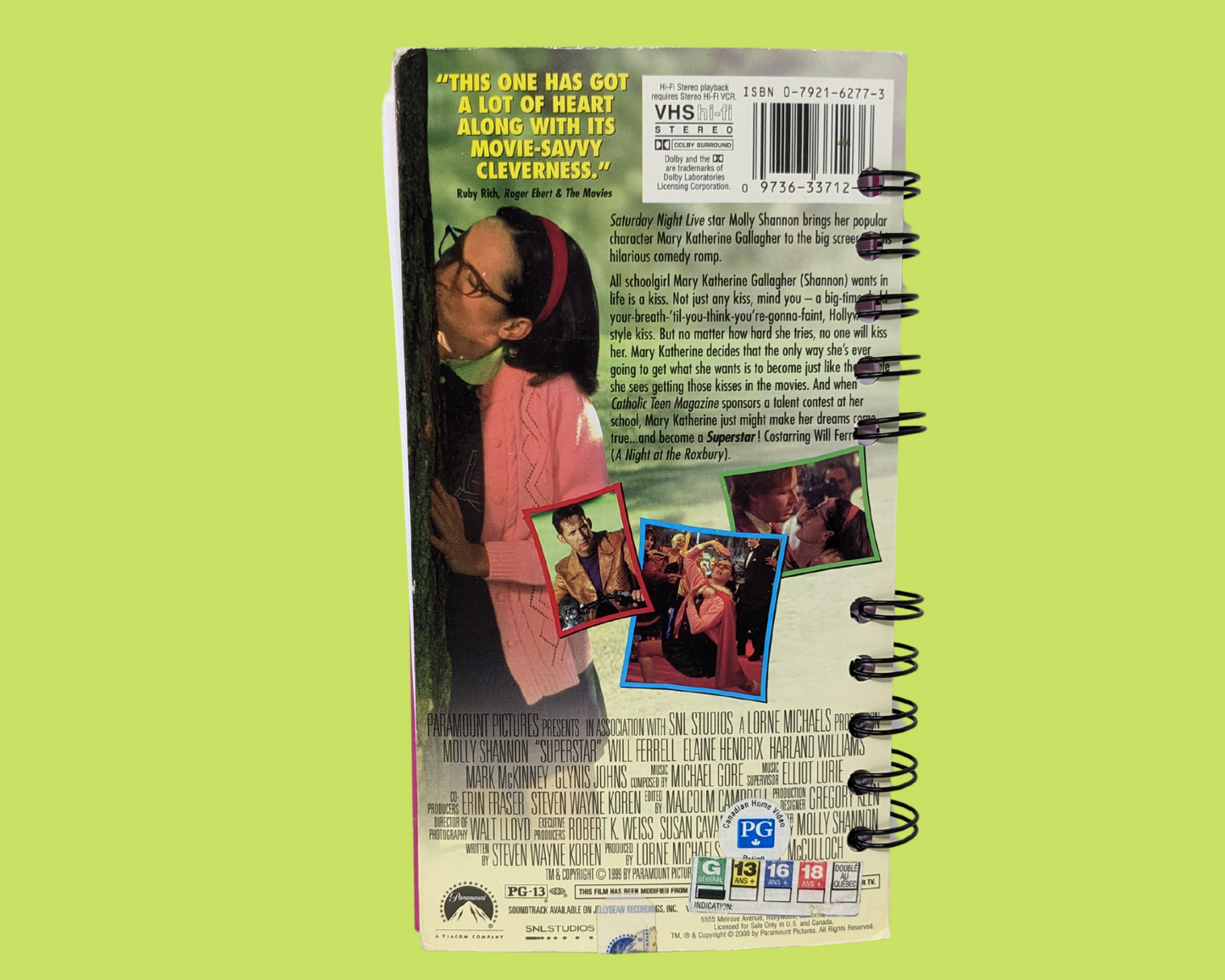 Superstar VHS Movie Notebook