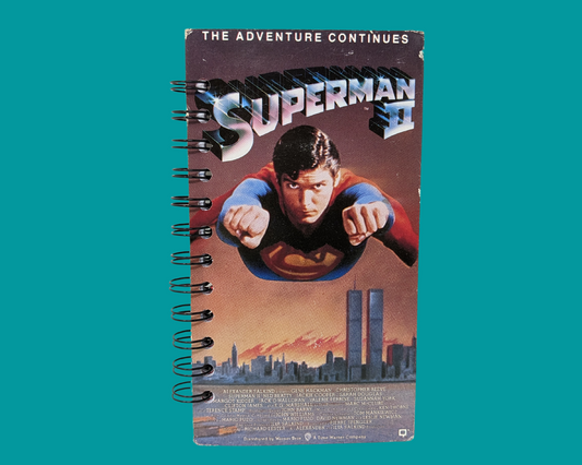 Superman II VHS Movie Notebook