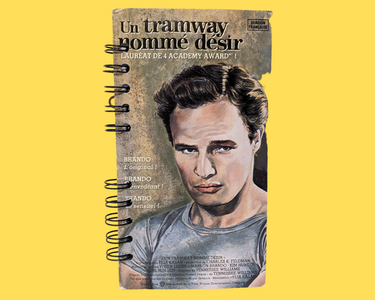 A Streetcar Named Desire French Version VHS Movie Notebook