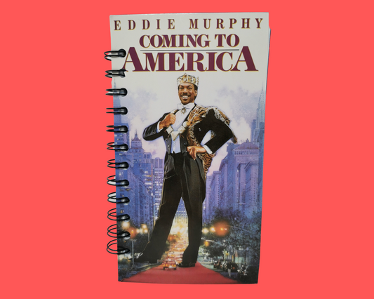 Coming to America VHS Movie Notebook