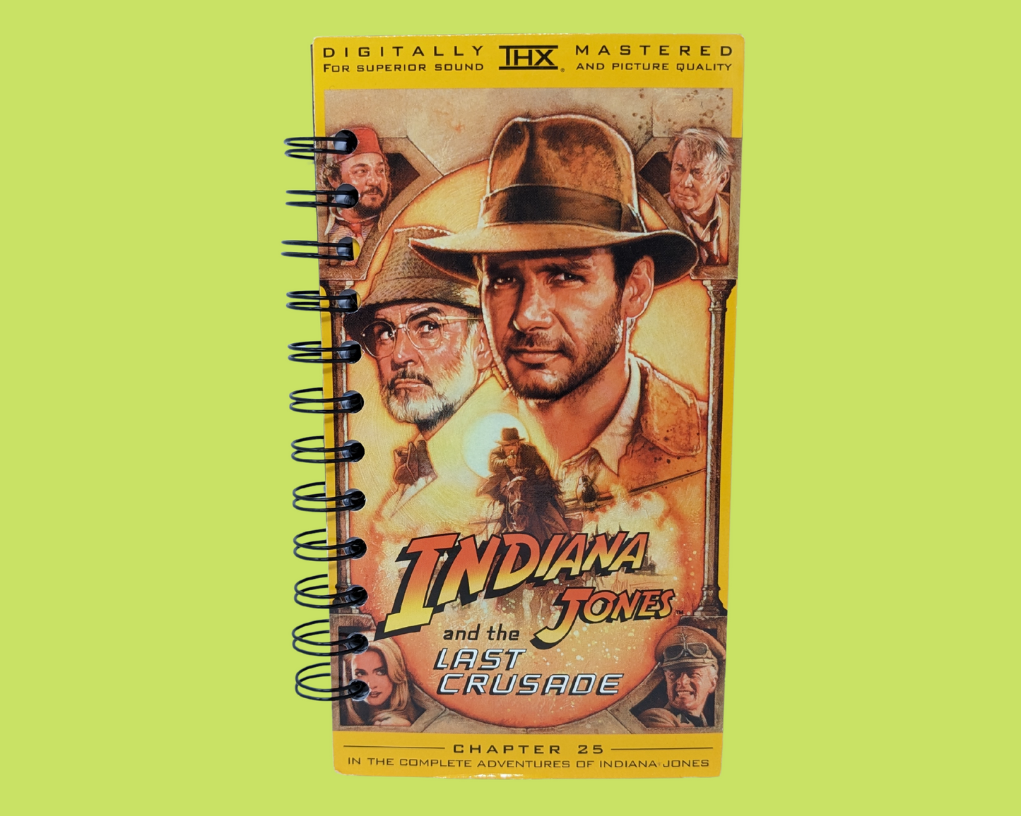 Indiana Jones and the Last Crusade VHS Movie Notebook