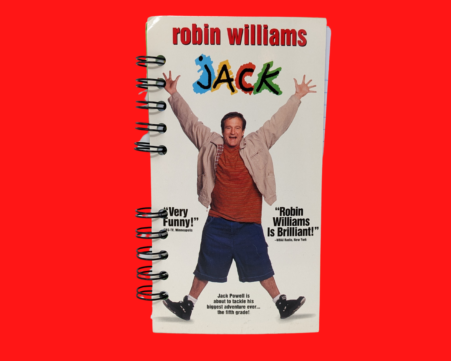 Jack VHS Movie Notebook